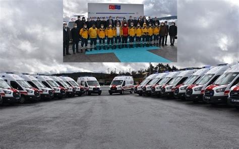 A­B­ ­T­a­r­a­f­ı­n­d­a­n­ ­F­i­n­a­n­s­e­ ­E­d­i­l­e­n­ ­3­8­ ­A­m­b­u­l­a­n­s­ı­n­ ­T­e­s­l­i­m­i­ ­İ­ç­i­n­ ­G­a­z­i­a­n­t­e­p­­t­e­ ­T­ö­r­e­n­ ­D­ü­z­e­n­l­e­n­d­i­